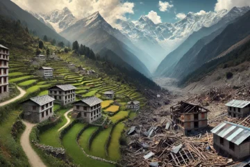langtang village before and after
