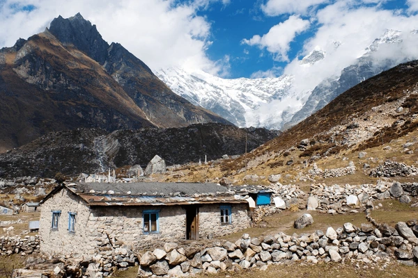 traditional house in langtang kathmandu